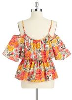 Thumbnail for your product : GUESS Baja Floral Samantha Top