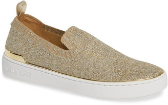 michael kors skyler slip on gold