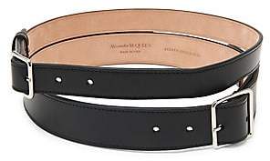 Alexander McQueen Women's Double Leather Belt