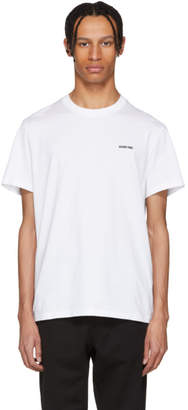 Givenchy White Archive Date T-Shirt