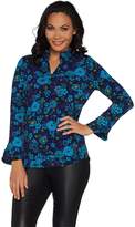 Thumbnail for your product : GRAVER Susan Graver Printed Liquid Knit Tunic