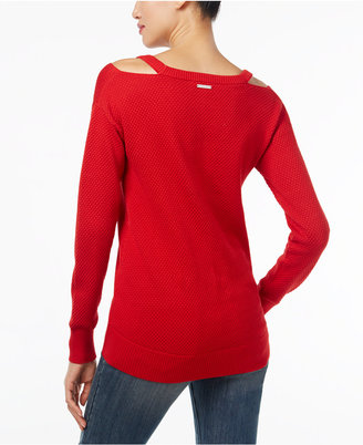 MICHAEL Michael Kors Cold-Shoulder Sweater, A Macy's Exclusive Style