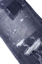 Thumbnail for your product : Philipp Plein Black Slim Fit Ripped Kosaku Jeans