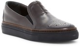 Thumbnail for your product : Brunello Cucinelli Medallion Toe Leather Loafer