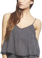 Thumbnail for your product : Wet Seal Polka Dot Crop Swing Tank