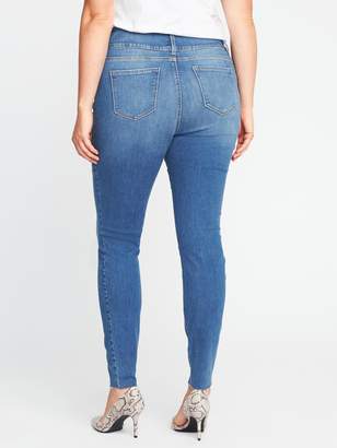 Old Navy High-Waisted Built-In Sculpt Plus-Size Rockstar Super Skinny Jeans