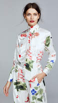 Thumbnail for your product : Adam Lippes Silk Charmeuse Blouse with Scarf