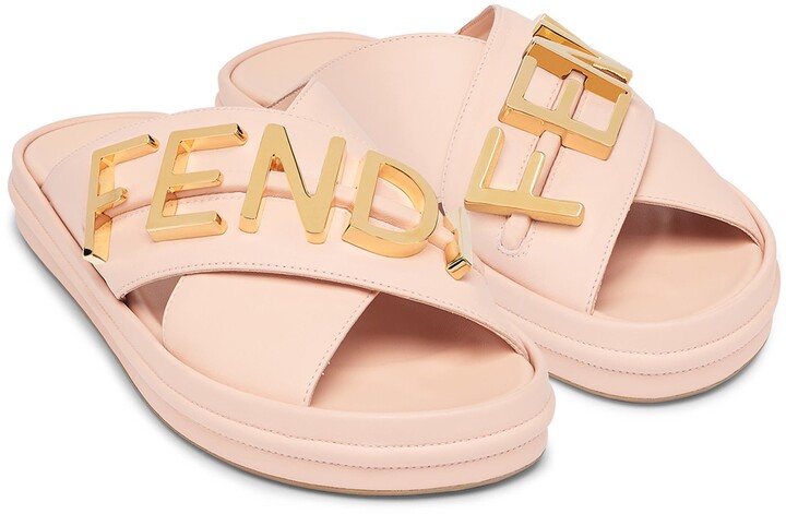 Fendi Logo Slide | Shop the world's largest collection of fashion 