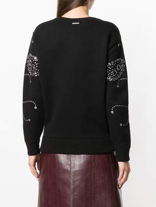 MICHAEL Michael Kors studded detail sweatshirt