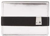 Thumbnail for your product : Alyx Ryan Bi Colour Leather Cardholder - Mens - Silver