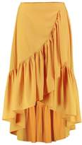 Thumbnail for your product : boohoo Ruffle Hem Maxi Skirt