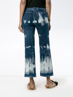 Stella McCartney tie-dye cropped jeans