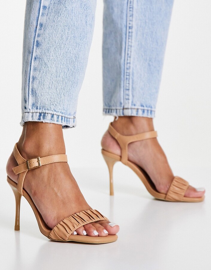 wide fit caged heels