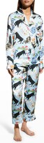 Thumbnail for your product : Karen Mabon Printed Satin Pajama Set