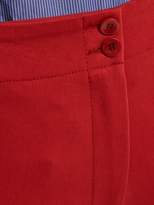 Thumbnail for your product : A.P.C. Iggy Straight Leg Cropped Cotton Twill Trousers - Womens - Light Red