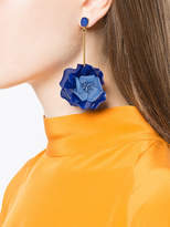 Thumbnail for your product : Oscar de la Renta Petunia long earrings