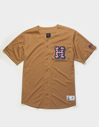 Mitchell & Ness x Supreme Baseball Jersey - Cream  Baseball shirt designs, Baseball  jersey outfit, Jersey outfit