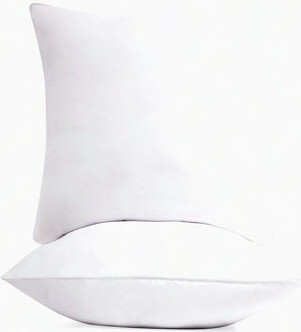 BRBCA PlushDream Pillow Inserts - Set of 2 | Fluffy Square Pillow Forms for Bed, Sofa, Couch | Decorative Indoor Outdoor Sham Stuffer | Premium Neck Pillow