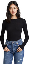 Thumbnail for your product : Enza Costa Cuffed Crew Top