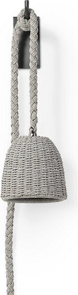Palecek Asilomar Outdoor Plug-In Wall Sconce in Grey