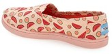 Thumbnail for your product : Toms 'Classic Youth - Watermelon' Slip-On (Toddler, Little Kid & Big Kid)
