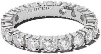 De Beers Jewellers Platinum DB Classic Full Eternity diamond 3mm band