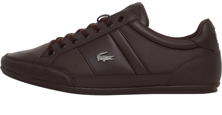 lacoste chaymon trainers brown