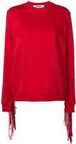 Thumbnail for your product : MSGM fringed sweatshirt