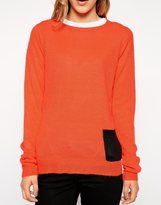 Thumbnail for your product : Vila Sweater With Black Pocket