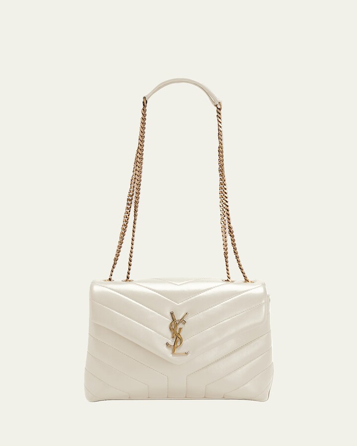 Saint Laurent Loulou Small Shoulder Bag in Quilted Leather