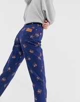 Thumbnail for your product : Wrangler high rise mom jean in floral print