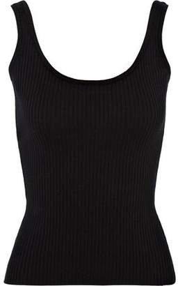 Frame Le Rib Cotton Silk And Cashmere-Blend Tank