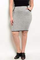 Thumbnail for your product : Hem & Thread Plus Size Skirt