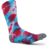 Thumbnail for your product : On The Byas Tie Dye Blue Crew Socks