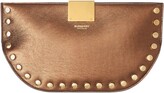 Thumbnail for your product : Burberry Olympia Studded Metallic Leather Clutch