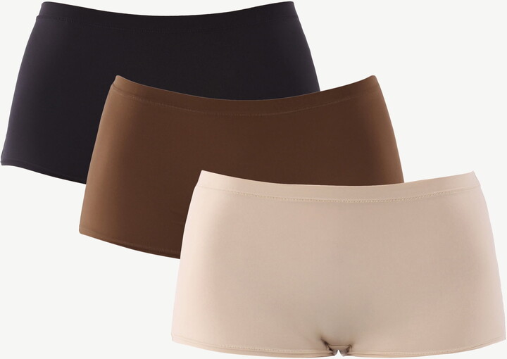 No Boundaries Women’s Fit Stretch Boyshort Panties 3-Pack, Sizes XS-3XL