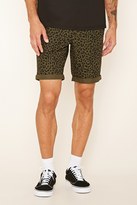 Thumbnail for your product : Forever 21 FOREVER 21+ Leopard Print Cotton Shorts