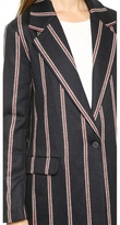 Thumbnail for your product : Elizabeth and James Iris Boyfriend Stripe Jacket