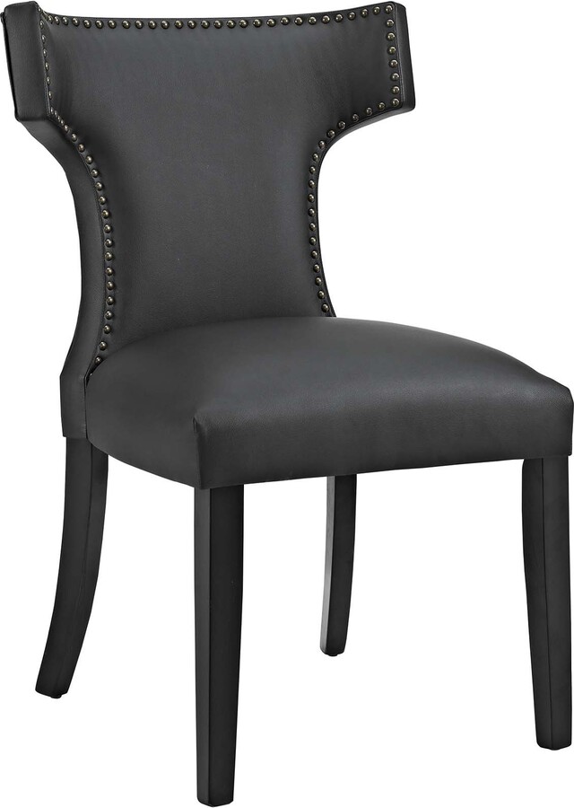 Modway MO- Curve Mid-Century Modern Faux Leather Upholstered with Nailhead Trim