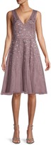Thumbnail for your product : Aidan Mattox Embellished Fit & Flare Midi Dress