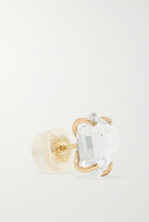 Thumbnail for your product : Melissa Joy Manning 14-karat Gold Herkimer Diamond Earrings