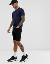 Thumbnail for your product : Lacoste logo pima cotton t-shirt in navy
