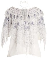 Thumbnail for your product : Zandra Rhodes Archive Ii The 1973 Seashell Star Blouse - White Print