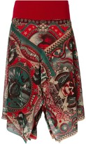 Thumbnail for your product : Jean Paul Gaultier Pre Owned Sheer Printed Skirt