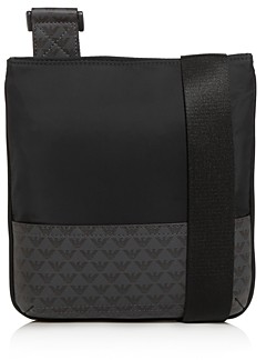 armani leather messenger bag