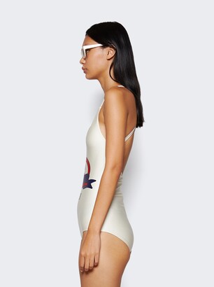 One-piece swimsuit Disney x Gucci Ecru size 38 FR in Cotton