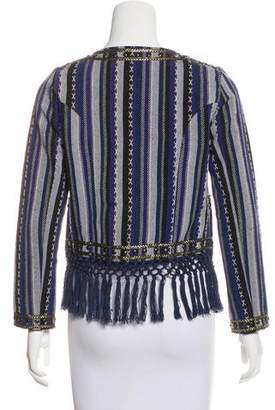 Tularosa Embroidered Fringe Jacket