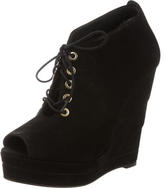 Thumbnail for your product : Diane von Furstenberg Payton Wedge Booties w/ Tags