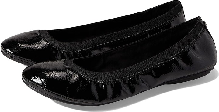 Bandolino Edition 8 Women's Flat Shoes Black : 6 M Leather/Textile