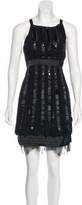 Thumbnail for your product : Sue Wong Silk Mini Dress